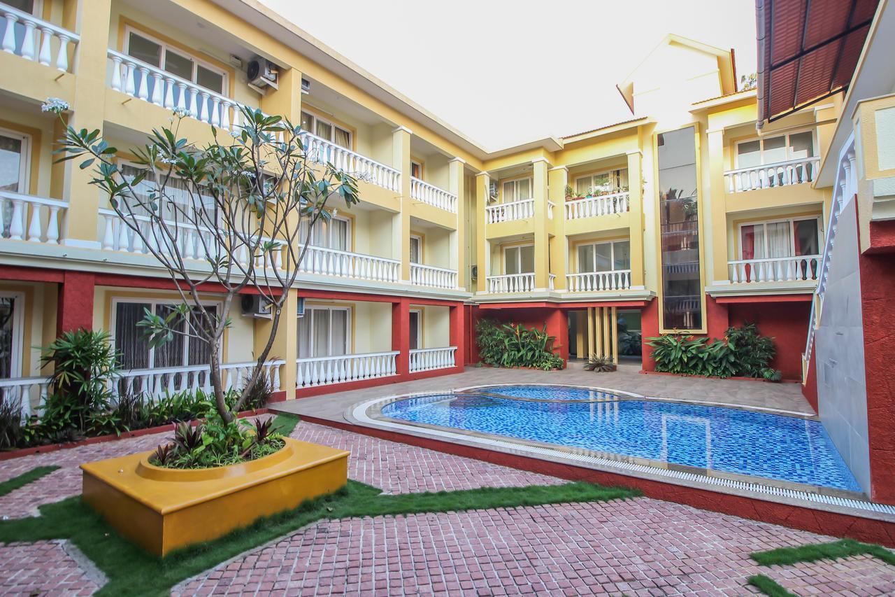 Oyo 10801 Home Pool View 2Bhk Siolim Buitenkant foto