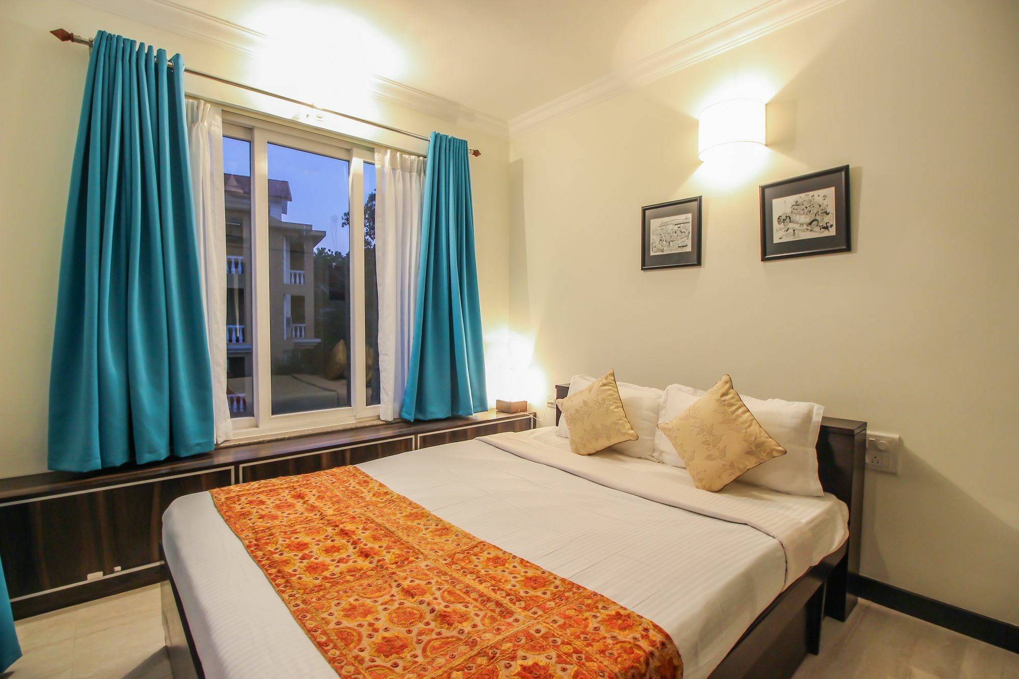 Oyo 10801 Home Pool View 2Bhk Siolim Buitenkant foto